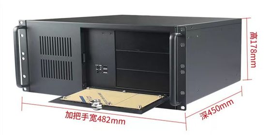 4U IPC Industrial Rack Mount Computer Rack supérieur avec 7 ou 14 emplacements d'expansion