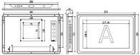 Écran tactile industriel LCD capacitif 10.1 pouces DC12V