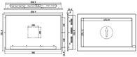 21Écran tactile pour PC industriel IP65 imperméable à l'eau