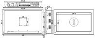 P2106TW2 1920x1080 Panneau tactile industriel PC 21,5 pouces 1 PCI ou extension PCIE