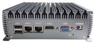 4G DDR3 PC intégré sans ventilateur industriel I3 / I5 / I7 CPU 2LAN 2COM 6USB