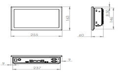 10.1&quot; Panneau industriel tactile capacitif PC Wi-Fi/Bluetooth évolutif, module de communication 3G/4G
