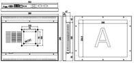 Résolution du panneau tactile industriel capacitif PC 1024x768 1280x1024 1920x1080