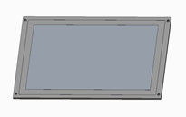 X215R-03 21,5&quot; Affichage LCD du véhicule Écran tactile capacitif Haute luminosité Méthodes d'installation multiples